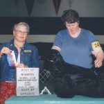 Kassidy is pictured here winning her 1st U.S. major! Thank you handler Deb Podratz.