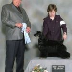 Thank you judge Skip Stanbridge for Shelby's Best Puppy in Group at just seven months of age!