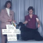 Shelby is pictured here winning Best of Winners, Best of Opposite Sex and Best Puppy in Breed. Thank you judge Kim Ramey-Leblanc.
